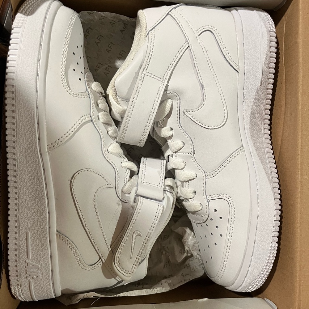 Nike Kids All-White Sneakers